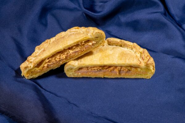 HANDMADE PUFF PASTRY with HAM - CHEESE & TOMATO SAUCE