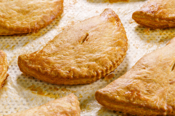 HANDMADE PUFF PASTRY with FETA CHEESE