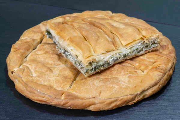 4ΑΡΑ ΣΤΡΟΓΓΥΛΗ ΣΠΑΝΑΚΟΤΥΡΟΠΙΤΑ ΤΑΨΙΟΥ