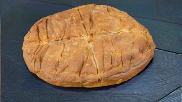 4ΑΡΑ ΣΤΡΟΓΓΥΛΗ ΝΗΣΤΙΣΙΜΗ ΠΡΑΣΟΠΙΤΑ